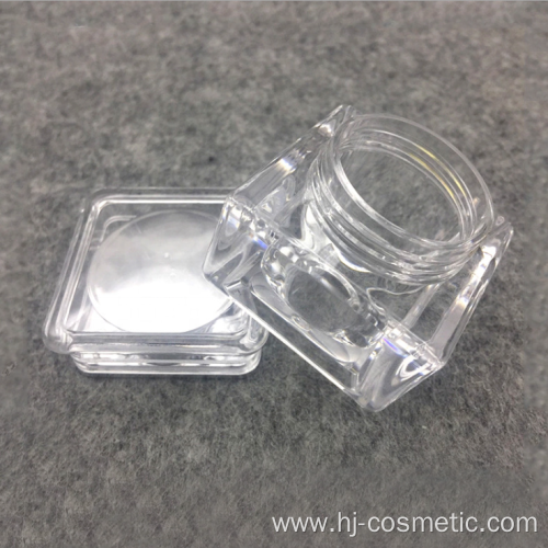 OEM/ODM high quality clear acrylic square cosmetic jars with good price